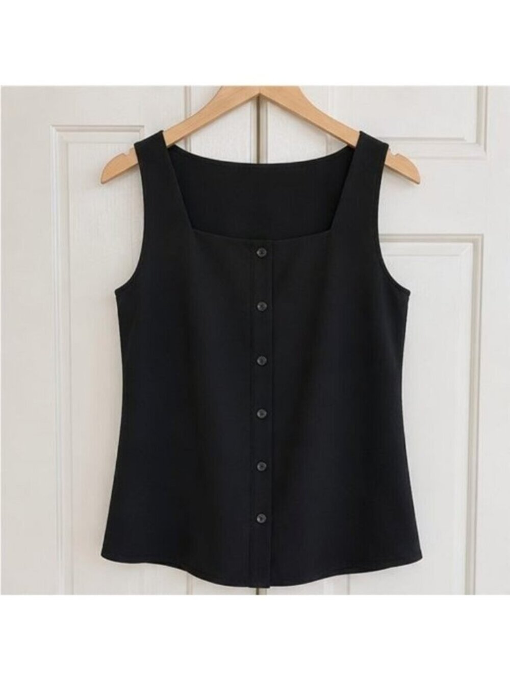 Black Pleated Blouse